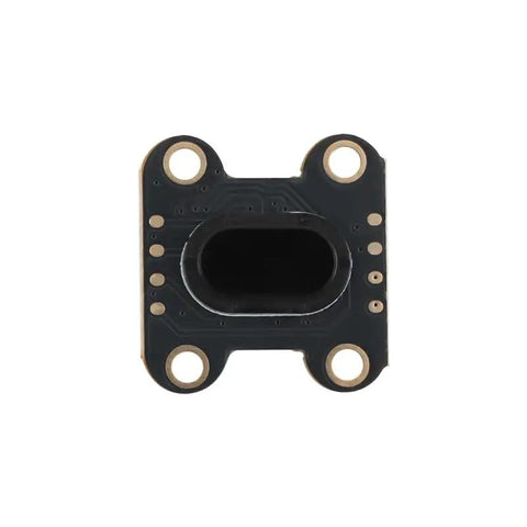 Rock Solid ToF Laser Distance Sensor Module Compact Infrared Rangefinder Board Featuring Serial Communication Interface for robotics top view of PCB
