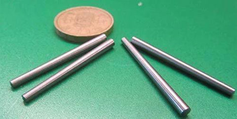 Heavy Duty 18-8 Stainless Steel Taper Pin Set For Precision Machining, 0.125 Inch Large Diameter And 0.094 Inch Small Diameter, 1.50 Inch Long