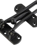 WUUWCHODC Heavy Duty Door Slide Bolt Lock Gate Latch Sliding Security in black with a ball bearing mechanism for robust locking.