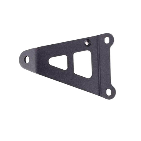 Heavy Duty Motorcycle Exhaust Hanger Bracket Kit For Moto4U 300 And 250 Models Fits Perfectly Replace Worn Parts With Solid Hardware Installed Easy To Install And Built Tough To Rock Your Ride., black metal exhaust hanger bracket with mounting holes for Moto4U 250 and 300 models