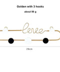Trendy Letter Metal Wall Hooks For Your Space With These Sturdy Iron Coat Racks Perfect For Hanging Coats Hats Keys In Living Room Bedroom Or Door. Durable Decorative Organizer Set Adds Style And Vibe To Your Home Decor. 3 Hooks.