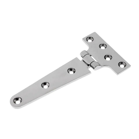 Heavy Duty Tee Hinge Set For Cabinets Doors And Garden Gates Rock Solid 316 Stainless Marine Grade Hinges For Saltwater Use Easy Install Outdoor Shed Door Hardware 2 Pieces, 316 stainless tee hinge