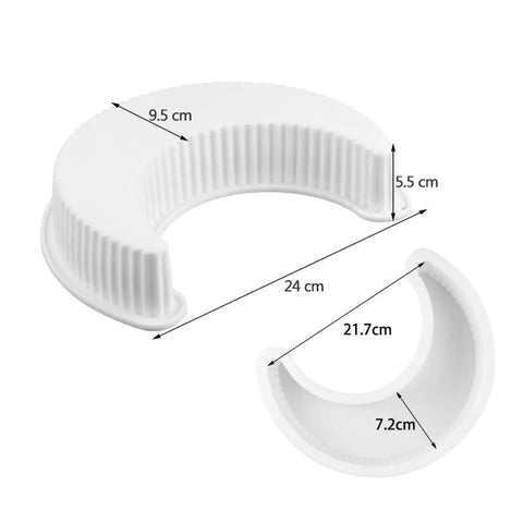 Crescent Moon Shape Silicone Cake Pan For All You Bakers Who Love Mousse Cakes Bread And Pizza Baking Mold Flexible Nonstick