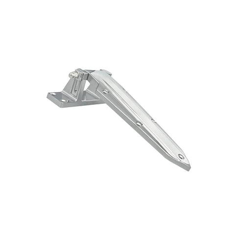 Heavy Duty Zinc Alloy Door Hinge Featuring Adjustable Height And Silky Smooth Rotation Engineered For Barns Warehouses And Farms, side view.