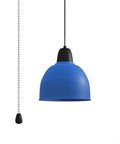 Blue pendant light with Stainless Steel Bead Pull Chain Extension 15 Feet With 3.2mm Diameter Size 6 Rustproof And Strong Pulling Force