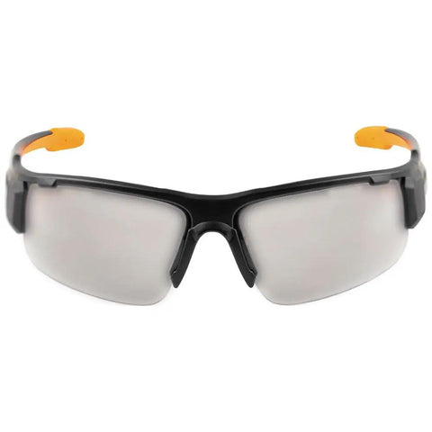 Front view of Anti Fog Safety Glasses With Semi Frame Scratch Resistant Protective Eyewear For Indoor Outdoor Use Glare Reduction
