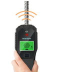 5-in-1 for stud Finder Wall Scanner for Wood Metal AC Wire Detection with Edge Finding Mode Deep Scan up to 1.5 Inch held in hand.