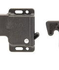 Side Mount Grabber Catch C3-1810 10 Lbs Pull Force For Enclosures Plastic Black Mounts Inside Rivet Or Screw Through