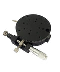 Precision Manual Rotary Stage SEMR110-AR 110mm Diameter With Fine Adjustment, Angular Positioning Platform in anodized aluminum