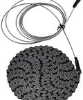 7 Foot Garage Door Chain And Cable Kit Beefy Heavy Duty Replacement 041A3473 coiled on a white background