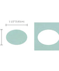 Oval Easter Egg 1.5 Inch Lever Action Craft Punch For Scrapbooking Cards Arts And DIY Projects cutout demonstration