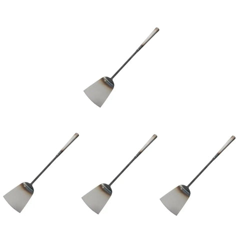 Image of 4-Pack Long Handle Gutter Cleaning Shovel Set Sifting Shovels for Household Cleaning Tools in a row