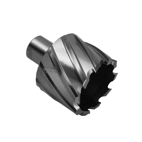 Annular cutter, HSS, 1-inch cutting diameter with 3/4 Weldon shank for magnetic drill presses