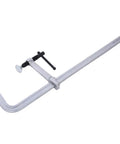 Heavy Duty 20 Inch F Clamp Rockin Drop Forged Steel Bar Clamps With 1400 Lbs Power for woodworking, showing the swivel jaw handle.