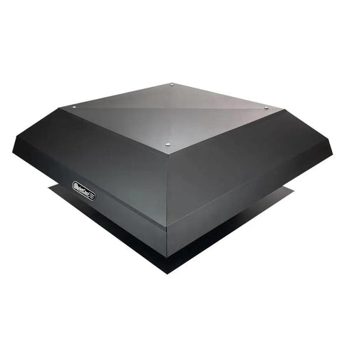 Top Tier Heavy Workhorse Roof Mount Whole House Fan For Flat Roofs With Zero Attic Gives You Smooth Big Air Up To 3543 Cfm black metal design