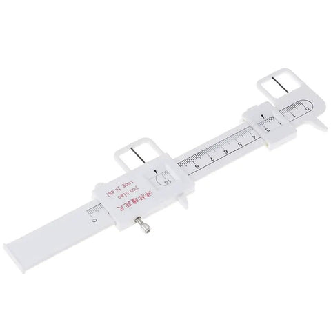 Vernier PD Ruler Pupil Distance Meter For Eye Exams Ophthalmic Tool With Plastic PVC Body Your Go To PD Tool For Optometrists Students And Home Use Quick Read Scale, white PVC ruler, 0-100 mm