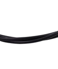 Close-up of black 12 Foot Control Cable CC17912 Replacement For Mercury Mariner Outboard Engines showing flexible wire material.