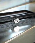2 Inch To 12 Inch Sheet Metal Hole Cutter Accessory For 1/4 Inch Or Larger Drills Ideal For HVACR And Roofing Pros on metal surface