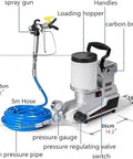 Hella Smooth Finishes Kickin Major Power Airless Paint Sprayer With Adjustable Speed And Super Long Hose For Zero Hassle Interior Exterior Walls And Furniture Projects 1600W Electric Painter Tool with spray gun and 5m hose