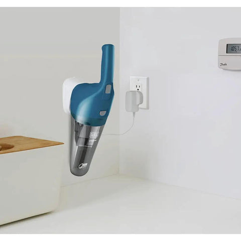 Cordless Handheld Vacuum for Home and Car Cleaning, Lightweight bagless design wall-mounted with Easy-View Dirt Bowl.