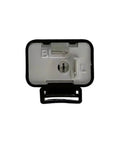 Close-up of 12V 2 Pack Adjustable 2 Pin Prong Flasher Relay for LED Turn Signals Fits Cars and Motorcycles Hyper Flash Replacement.
