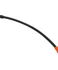 Heavy Duty Twist Lock Air Inflation Hose For Vehicles Leakproof Connector Smooth Threaded Design Ensures Air Tight Valve Seal, black PVC