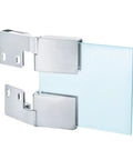 Heavy Duty Hidden Cabinet Hinges Two Pack For Glass Closets, zinc alloy, smooth closure, ideal for storage cabinets.