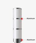 Side view of 3 Color LED Warning Light With Buzzer 24V DC 3W Aluminum Housing IP54 Waterproof Indicator Stack Tower Light.