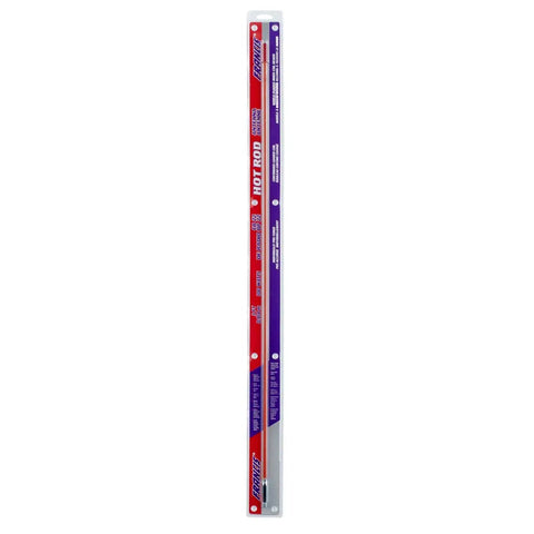 Orange Hot Rod CB Antenna 3 Foot AM FM Ready 36 Inch 100 Watt With Three Eighths Inch 24 Brass Ferrule Antenna in packaging front view