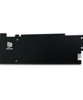 Beefed-Up Aluminum GPU Backplate for GIGABYTE GeForce RTX 5060 and RTX 5050 OC Low Profile 8GB Cards, sleek black panel