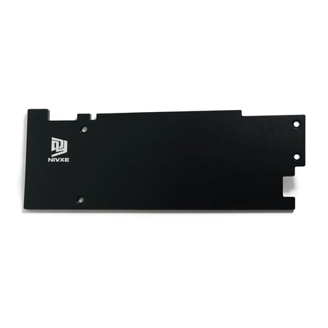 Beefed-Up Aluminum GPU Backplate for GIGABYTE GeForce RTX 5060 and RTX 5050 OC Low Profile 8GB Cards, sleek black panel