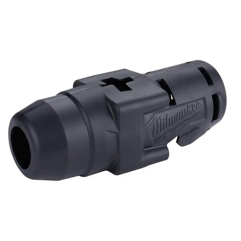 Workshop Essential Rubber Protective Boot For M18 Fuel One Inch Impact Wrench 2867 in black, designed to guard against debris and damage.