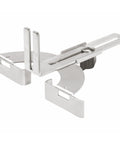 Straight-edge guide from Colt 1.25 HP Max Variable Speed Palm Router Kit with 16,000-35,000 RPM, shown in aluminum material