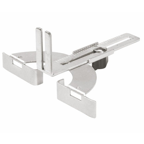 Straight-edge guide from Colt 1.25 HP Max Variable Speed Palm Router Kit with 16,000-35,000 RPM, shown in aluminum material