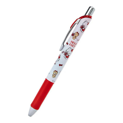 Hello Kitty EnerGel Gel Ballpoint Pen 0.5mm Black Retractable With Quick Dry Ink, Smooth Writing Experience, Durable Polycarbonate Body