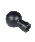 Aluminum 17mm Ball Head Mount With One Quarter Inch Screw Adapters For Action Cameras, Phones, GPS And More, side view