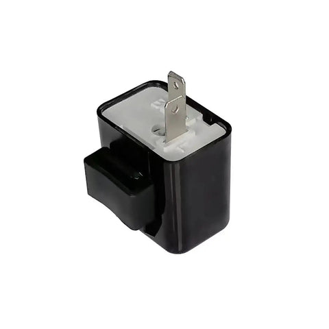 12V 2 Pack Adjustable 2 Pin Prong Flasher Relay for LED Turn Signals Fits Cars and Motorcycles Hyper Flash Replacement with Easy Plug And Play Installation
