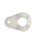 5304511026 Refrigerator Door Closer Hinge Bearing Closing Cam OEM Replacement white plastic component front view