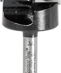 Spoilboard Router Bit 1 Inch Diameter One Quarter Inch Shank RC2243 Pro Grade Beefed Up Heavy Duty Woodworking Cutter front view