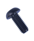 Premium Titanium M5x12mm Torx Head T25 Bolt for MTB and Road Bikes, black finish, close-up view