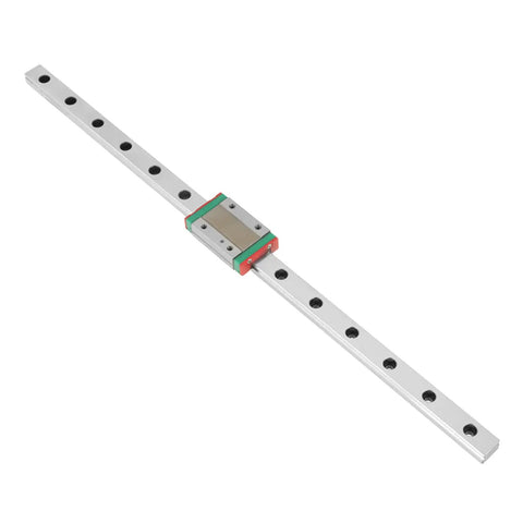MGN12H 350mm Linear Guide Rail With Block for CNC Machines and 3D Printers, 12mm width, bearing steel, precision-built