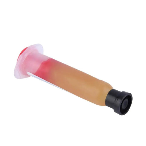 Close-up of Pro Grade Solder Paste Flux Grease RMA223 10cc for chips computers phones LEDs BGA SMD PGA PCB repair tool