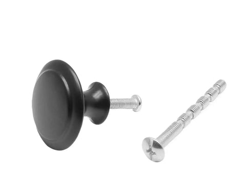 Sleek Stainless Steel Drawer Knobs And Cabinet Pulls, Heavy Duty Silver Furniture Kit For Kitchen Pantry And Bedroom Drawers, Includes knob and screws.
