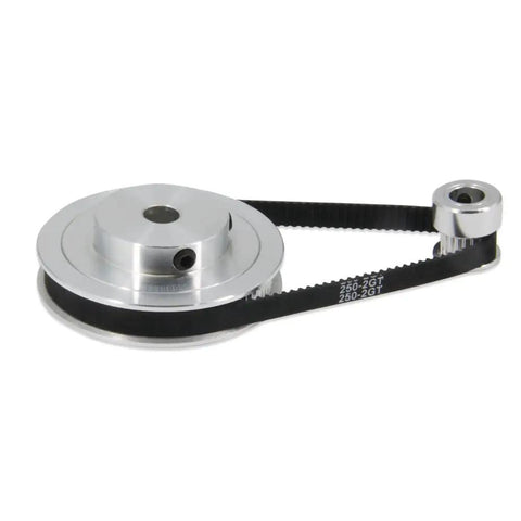 Durable Aluminum GT2 Timing Pulleys Set 20T And 80T 8mm Bore 6mm Width Belt Included built to last with belt and aluminum pulleys