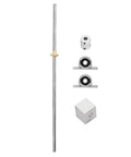 Top Tier T8 Lead Screw Kit With 2mm Pitch And 8mm Diameter For Smooth 3D Printer CNC Upgrades Including Universal Mounting Hardware For Horizontal Vertical Use, T8 lead screw kit with coupler and bearing blocks