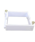Mounting bracket for Digital PID Temperature Controller For 100 To 220V AC With SSR Output ITC-100VH 40DA, white plastic frame.