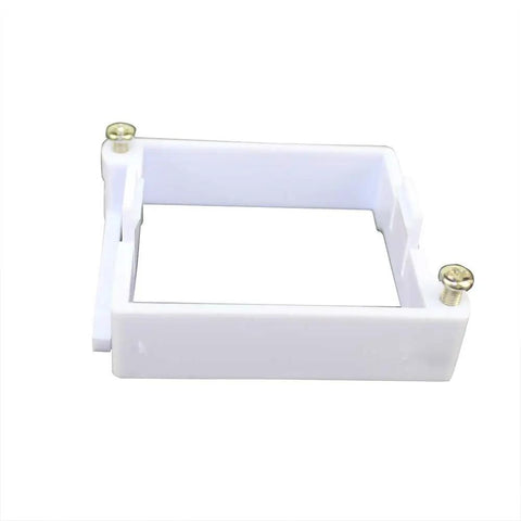 Mounting bracket for Digital PID Temperature Controller For 100 To 220V AC With SSR Output ITC-100VH 40DA, white plastic frame.
