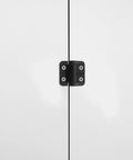 Adjustable Torque Cabinet Hinges 1.8 Nm Zinc Alloy Soft Close Closing Doors For Kitchen And Bathroom Cabinets Durable Cupboard Hardware Easy Install Design Universal Fit For All Cabinet Doors GLEAVI installed on white cabinet door.