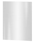 304 stainless steel sheet, 12 x 8 in, 0.024 in thick, silver metal plate