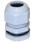 Heavy Duty Nylon Strain Relief Connectors Top Shelf Cable Glands Wire Grips For Electrical Wiring, white nylon connector detail.